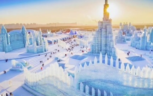 Открытие фестиваля льда и снега в Харбине