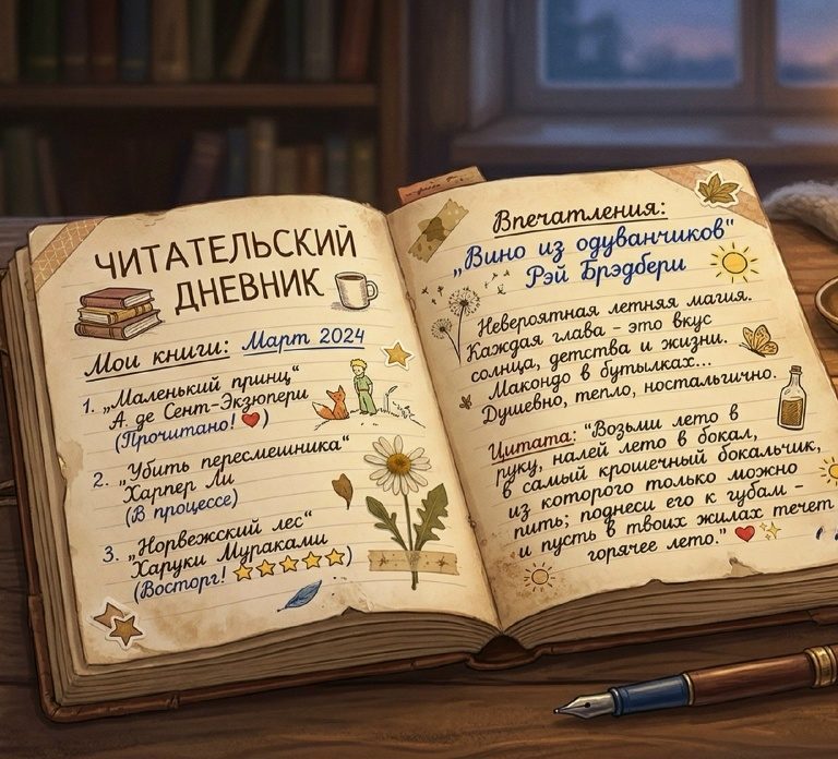Как и зачем вести читательский дневник?